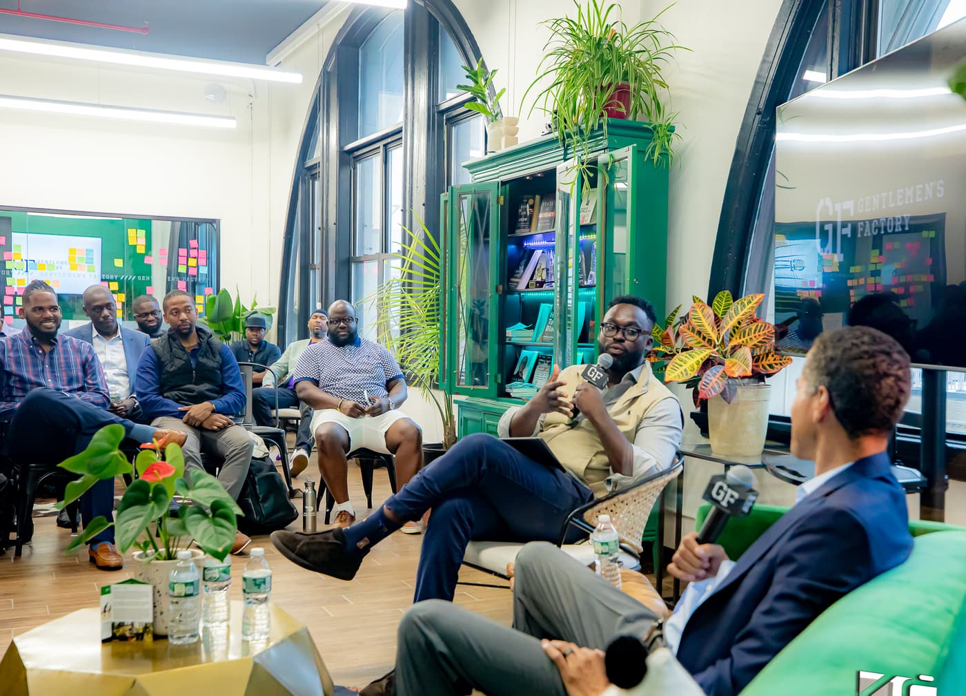 A facilitated conversation at the Innovation Lab.